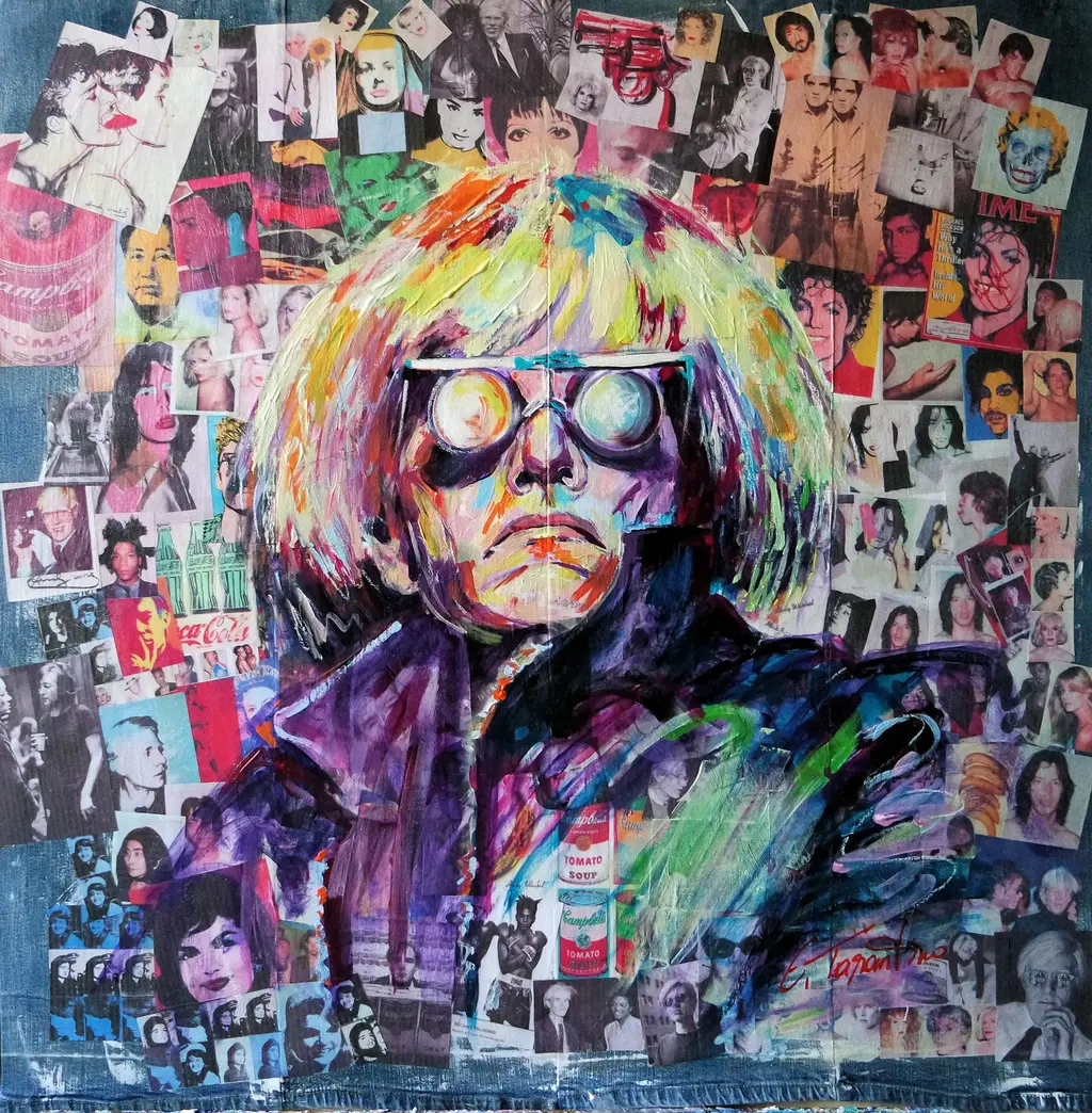 Porträt von Andy Warhol